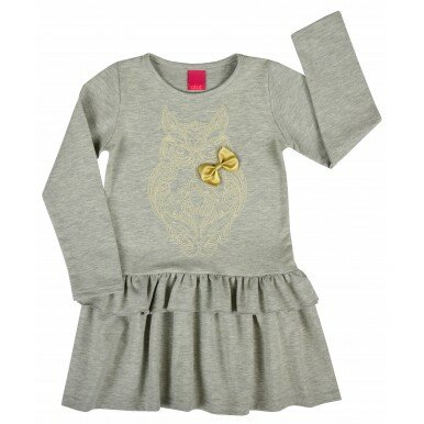 Suknelė "Pelėda", pilka
