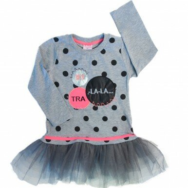 Tunika "Tra-la-la", pilka